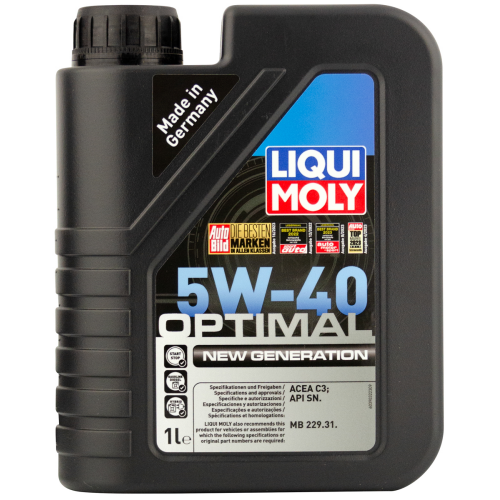 Синтетическое моторное масло Optimal New Generation 5W-40 - 1 л